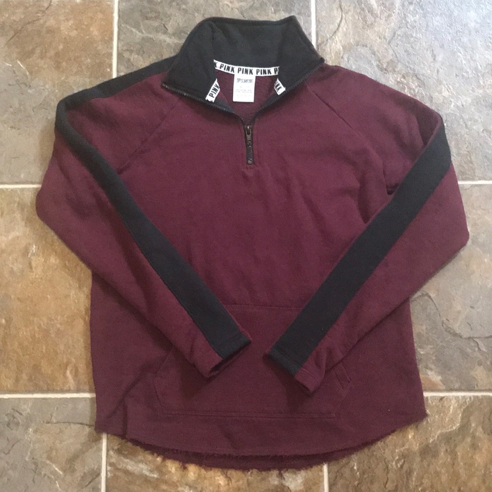 PINK Victorias Secret Half-zip Sweatshirt